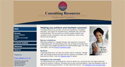 Desktop Screenshot of consultingresources.info