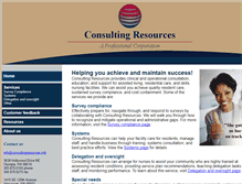 Tablet Screenshot of consultingresources.info